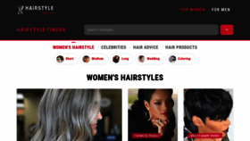 What Hairstyleonpoint.com website looked like in 2021 (3 years ago)
