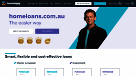 What Homeloans.com.au website looked like in 2021 (3 years ago)