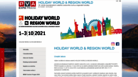 What Holidayworld.cz website looked like in 2021 (3 years ago)