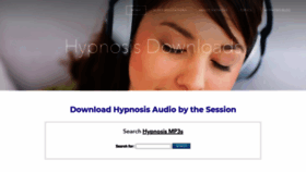 What Hypnosisdownloads.org website looked like in 2021 (3 years ago)