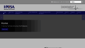 What Hpcsa.co.za website looked like in 2021 (4 years ago)