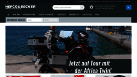 What Hepco-becker.de website looked like in 2021 (3 years ago)