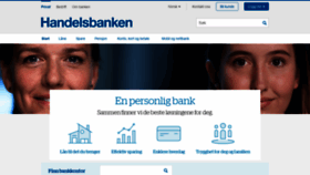 What Handelsbanken.no website looked like in 2021 (3 years ago)