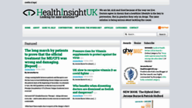 What Healthinsightuk.org website looked like in 2021 (3 years ago)