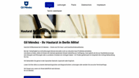 What Hautarzt-mitte.com website looked like in 2021 (3 years ago)