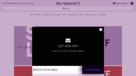 What Heruniverse.com website looked like in 2021 (3 years ago)