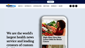 What Healthday.com website looked like in 2021 (3 years ago)