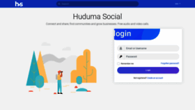 What Huduma.social website looked like in 2021 (3 years ago)