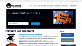 What Healthstaffdiscounts.co.uk website looked like in 2021 (4 years ago)
