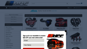 What Horsepowerfreaks.com website looked like in 2021 (4 years ago)
