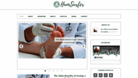 What Humsurfer.com website looked like in 2021 (3 years ago)