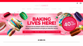 What Howtocakeit.com website looked like in 2021 (3 years ago)