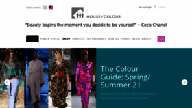 What Houseofcolour.co.uk website looked like in 2021 (3 years ago)