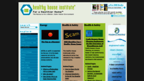 What Healthyhouseinstitute.com website looked like in 2021 (3 years ago)