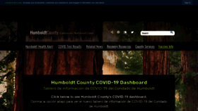 What Humboldtgov.org website looked like in 2021 (3 years ago)