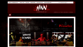 What Horrornews.net website looked like in 2021 (3 years ago)