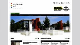 What Hof-university.de website looked like in 2021 (3 years ago)