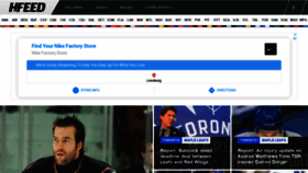 What Hockeyfeed.com website looked like in 2021 (3 years ago)