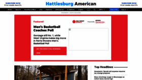 What Hattiesburgamerican.com website looked like in 2021 (3 years ago)