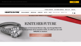 What Heartsonfire.com website looked like in 2021 (3 years ago)