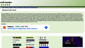 What Hitwebcounter.com website looked like in 2021 (3 years ago)