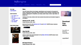 What Hifiengine.com website looked like in 2021 (3 years ago)