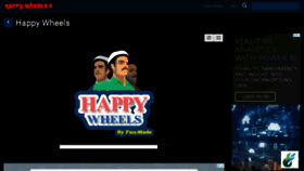 What Happywheels2.io website looked like in 2021 (3 years ago)