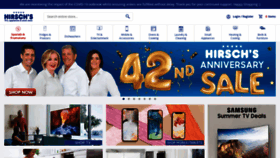What Hirschs.co.za website looked like in 2021 (3 years ago)