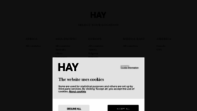 What Hay.dk website looked like in 2021 (3 years ago)