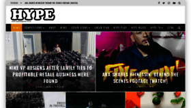 What Hypemagazine.co.za website looked like in 2021 (3 years ago)