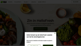 What Hellofresh.nl website looked like in 2021 (3 years ago)