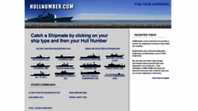What Hullnumber.com website looked like in 2021 (3 years ago)