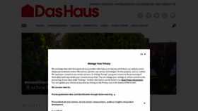 What Haus.de website looked like in 2021 (3 years ago)