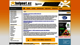 What Helpnet.cz website looked like in 2021 (3 years ago)