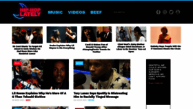 What Hiphoplately.com website looked like in 2021 (3 years ago)