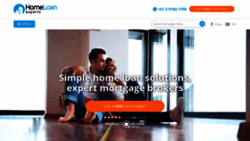What Homeloanexperts.com.au website looked like in 2021 (3 years ago)