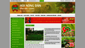 What Hoinongdanbacgiang.org.vn website looked like in 2021 (3 years ago)