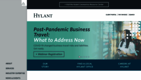 What Hylant.com website looked like in 2021 (3 years ago)