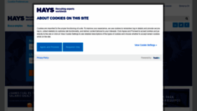What Hays.es website looked like in 2021 (3 years ago)