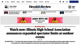 What Herald-review.com website looked like in 2021 (3 years ago)