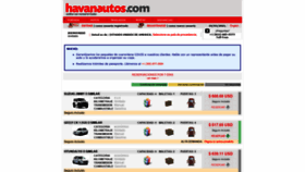 What Havanautos.com website looked like in 2021 (3 years ago)