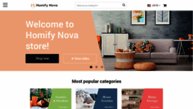 What Homifynova.com website looked like in 2021 (3 years ago)