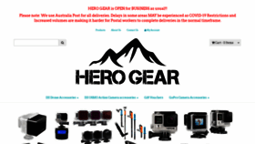 What Herogear.com.au website looked like in 2021 (3 years ago)
