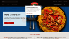 What Hannaford.com website looked like in 2021 (4 years ago)