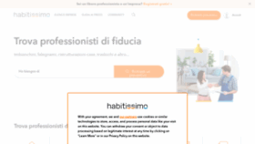 What Habitissimo.it website looked like in 2021 (3 years ago)
