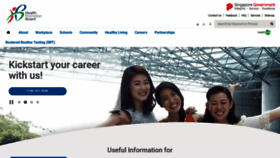 What Hpb.gov.sg website looked like in 2021 (3 years ago)