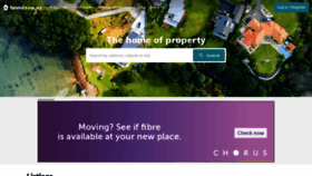 What Homes.co.nz website looked like in 2021 (3 years ago)