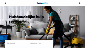 What Homeworks.nl website looked like in 2021 (3 years ago)