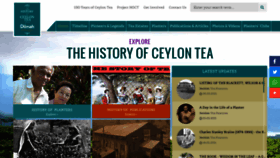 What Historyofceylontea.com website looked like in 2021 (3 years ago)