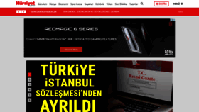 What Hurriyet.com.tr website looked like in 2021 (3 years ago)